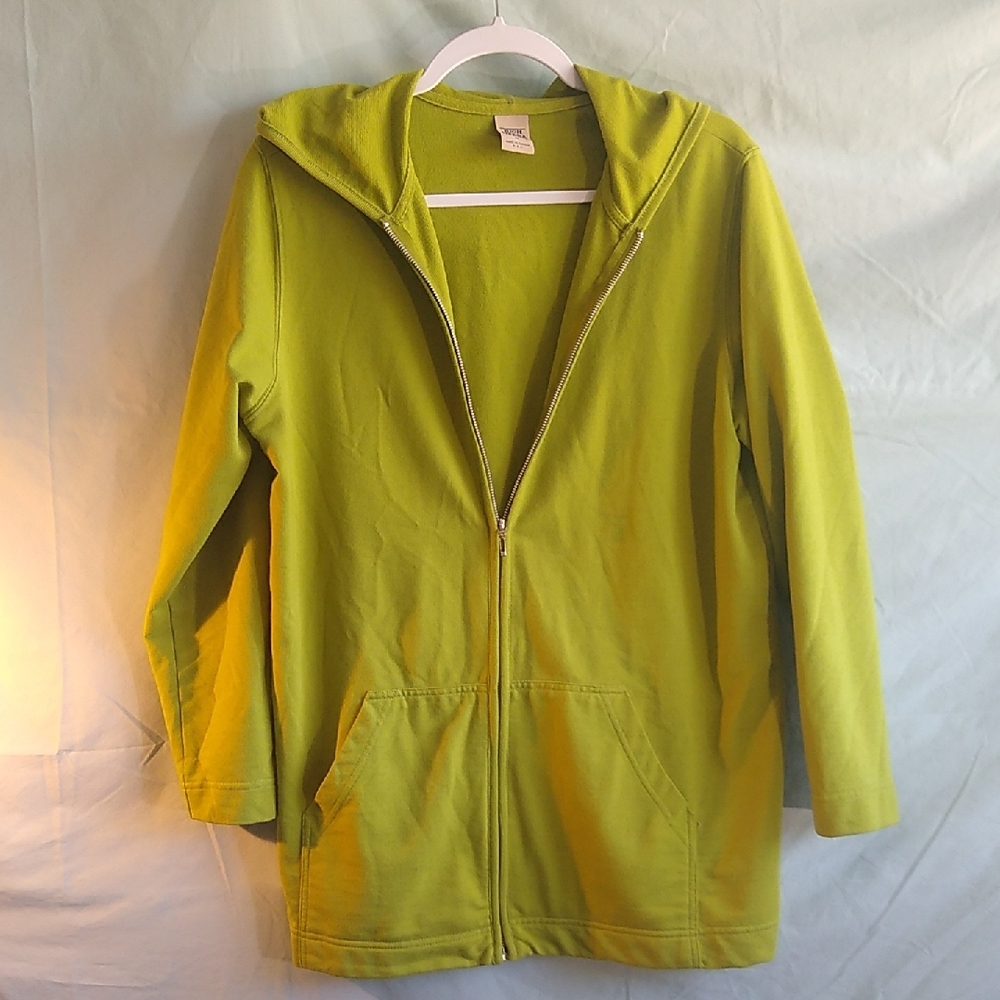 High Sierra M women/youth/teen/junior/unisex Green Zip-Hoodie